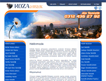 Tablet Screenshot of kozatemizlik.com